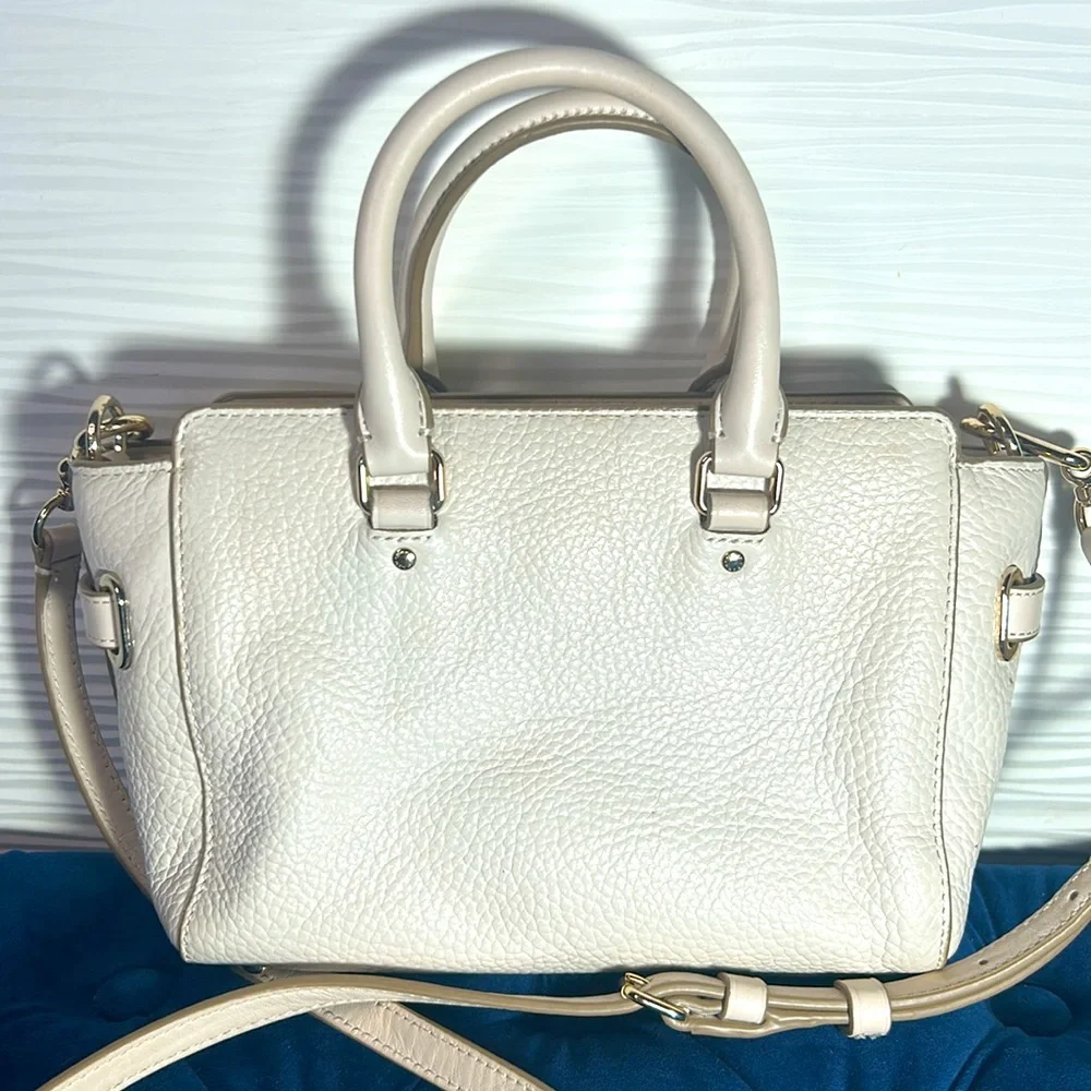Coach Cream Leather Satchel, Shoulder bag
